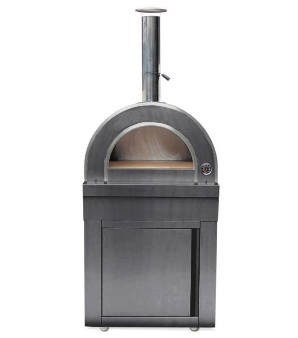 Crna inox modulna peć za pizzu na drva 15737