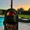 Crna inox modulna peć za pizzu na drva 15737